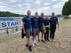 Strausseeschwimmen, Thomas, Gregor, Frank, Sylvia und Jörg
